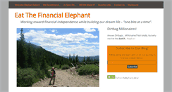 Desktop Screenshot of eatthefinancialelephant.com